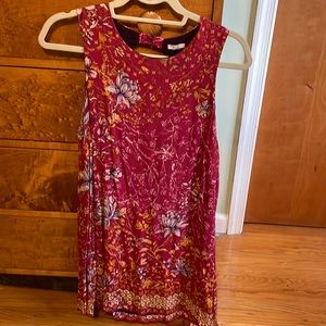 urban outfitters red mini dress size L